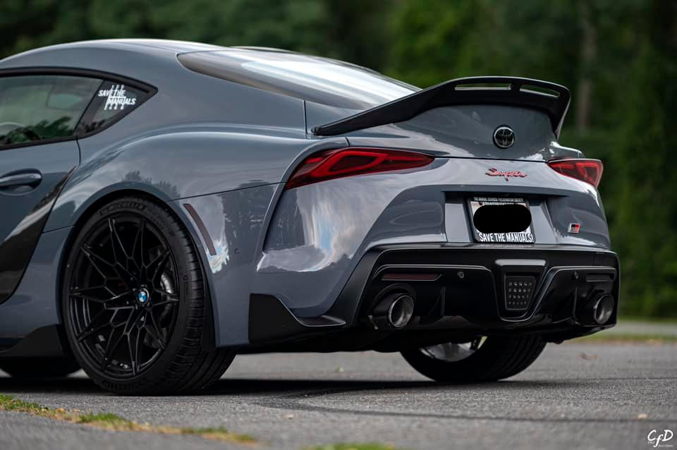 Vented Carbon Fiber Rear Trunk Spoiler - Toyota Supra GR A90 A91 MK5