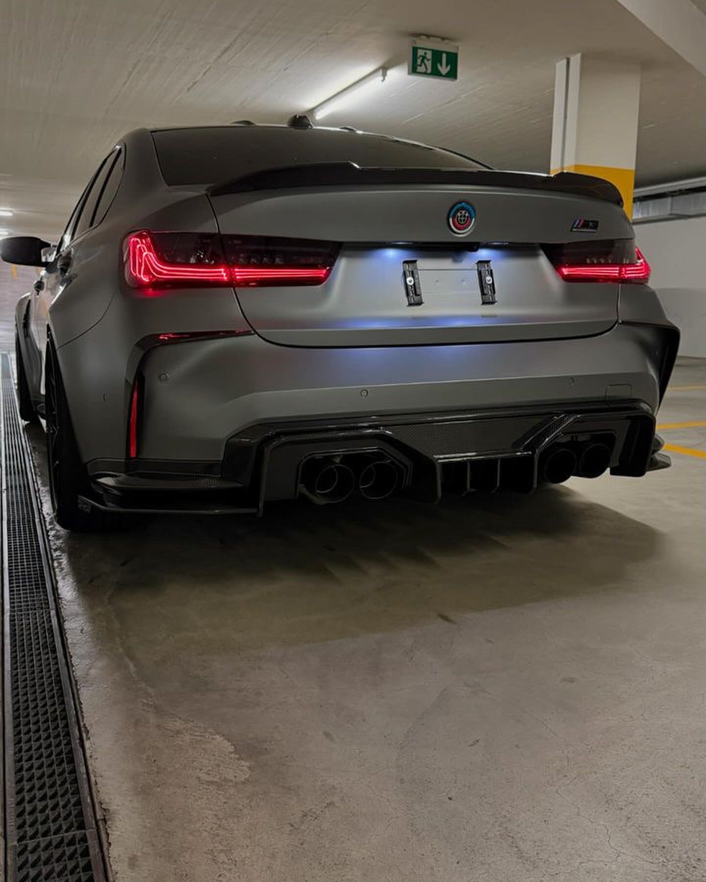 AD Style Carbon Fiber Rear Diffuser - BMW G80 M3 & G82 M4