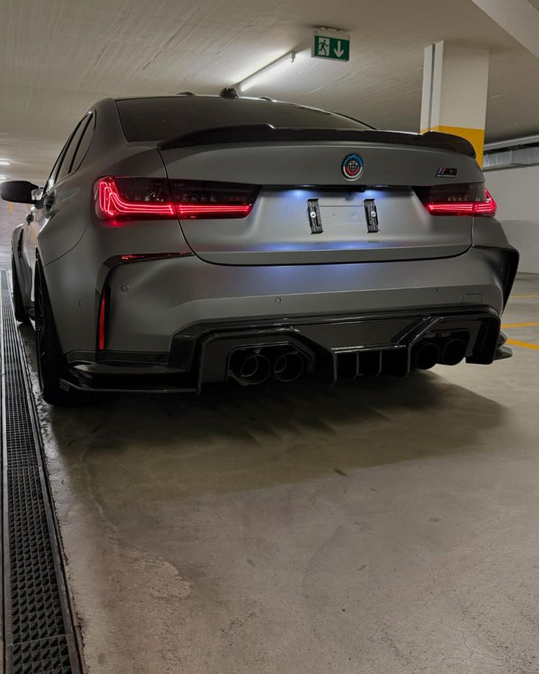 AD Style Carbon Fiber Rear Diffuser - BMW G80 M3 & G82 M4