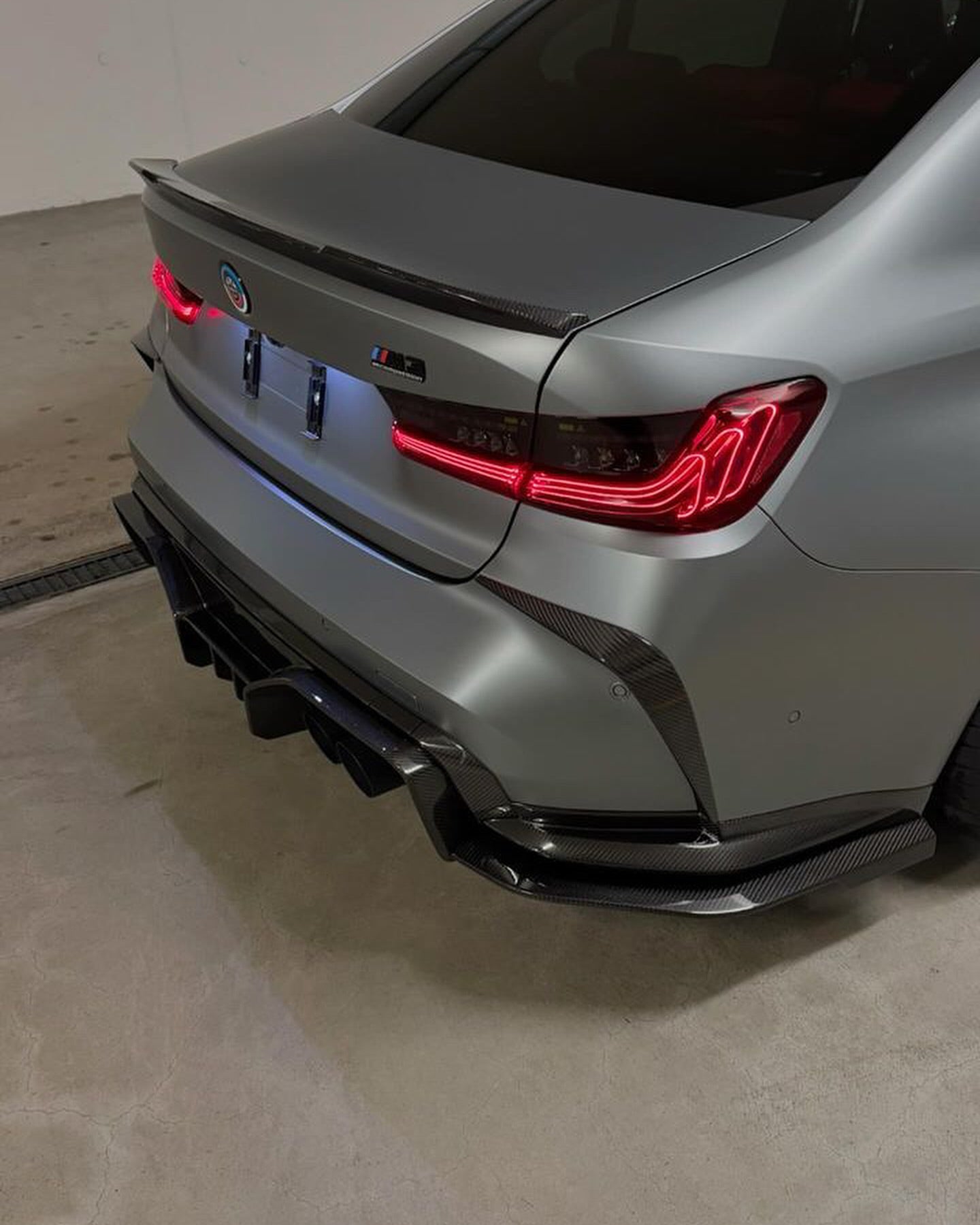 AD Style Carbon Fiber Rear Diffuser - BMW G80 M3 & G82 M4