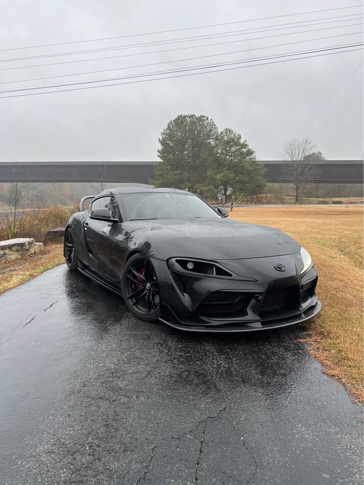 Carbon Fiber Front Bumper Lip extension - Toyota Supra GR A90/A91