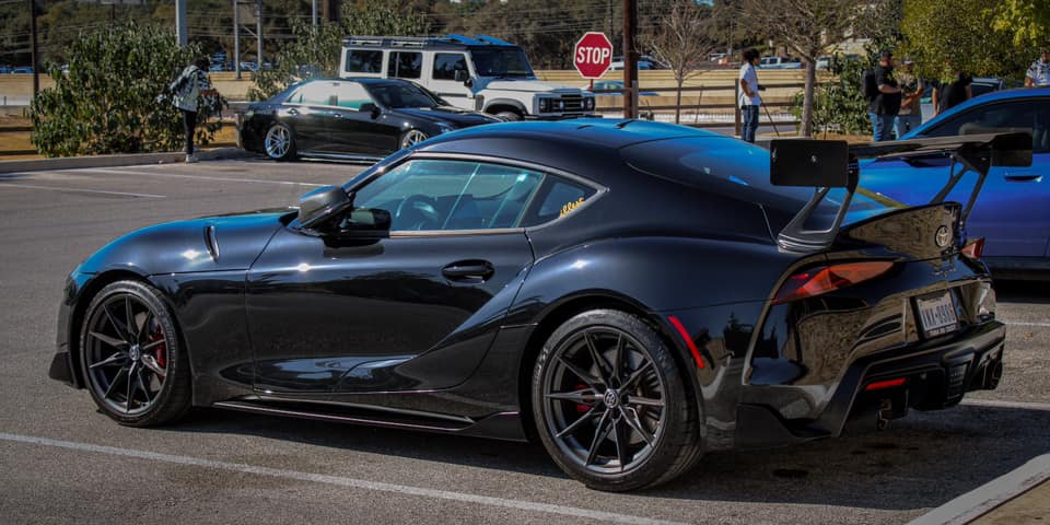 High Rise GT V Style Carbon Fiber Wing - Toyota GR Supra A90 A91 MK5