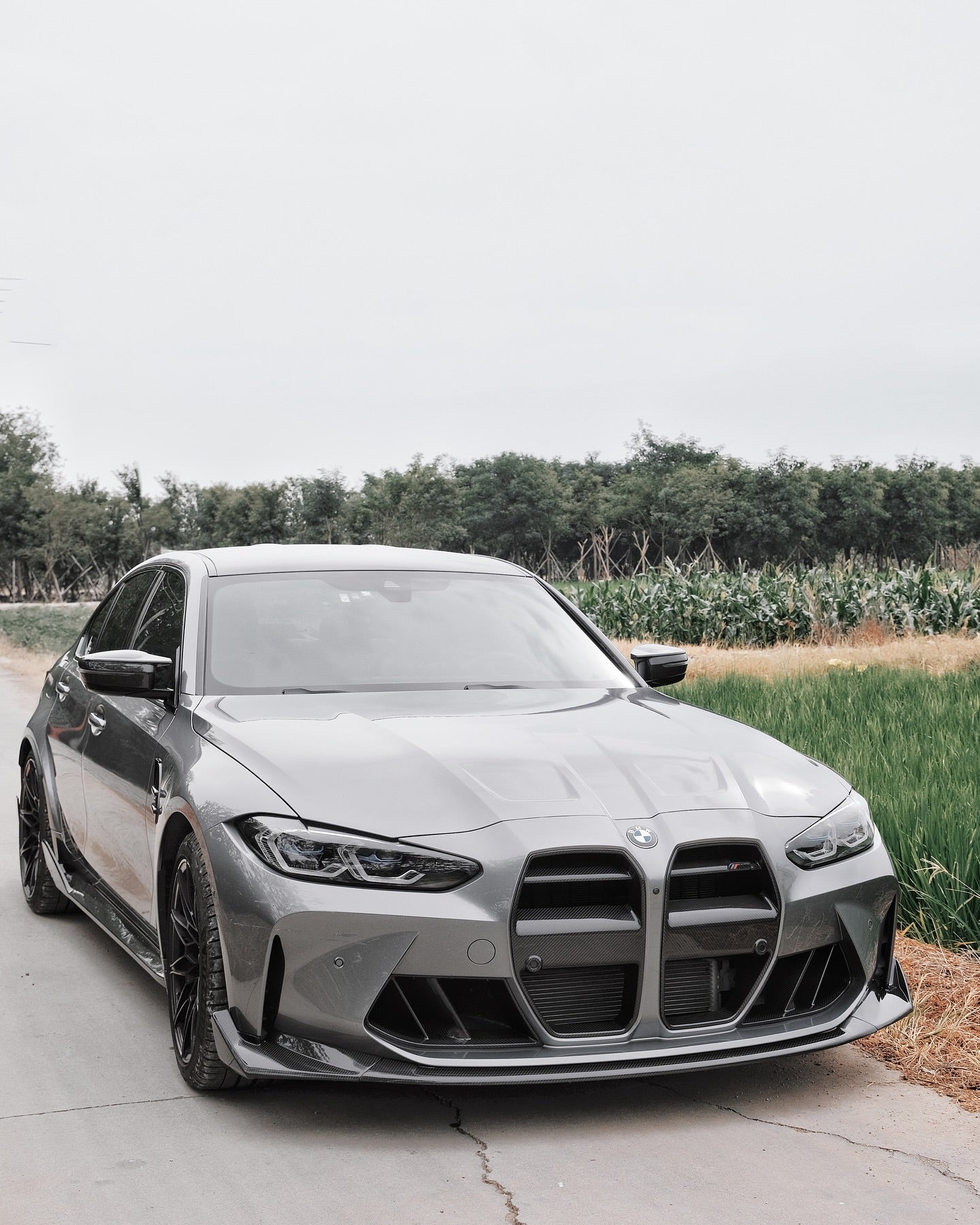 Dry Carbon Fiber CSL Style Front Lip - BMW G80 M3 & G82/G83 M4