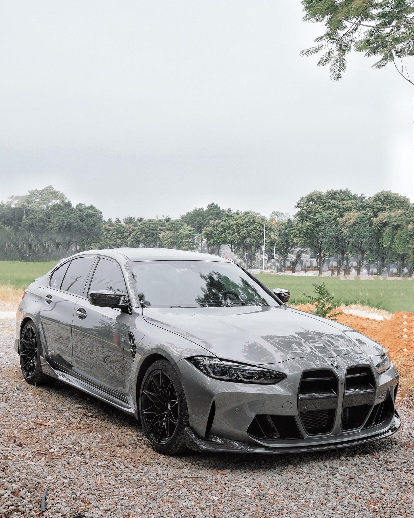 Dry Carbon Fiber CSL Style Front Lip - BMW G80 M3 & G82/G83 M4