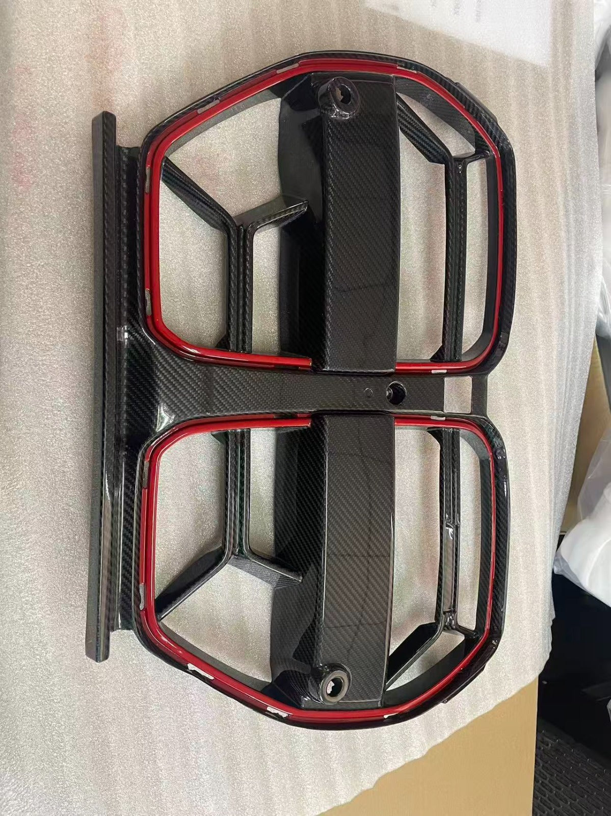 Prepreg Carbon Fiber CSL Red Stripe Front grille - BMW G8X M3 M4 G82 G80