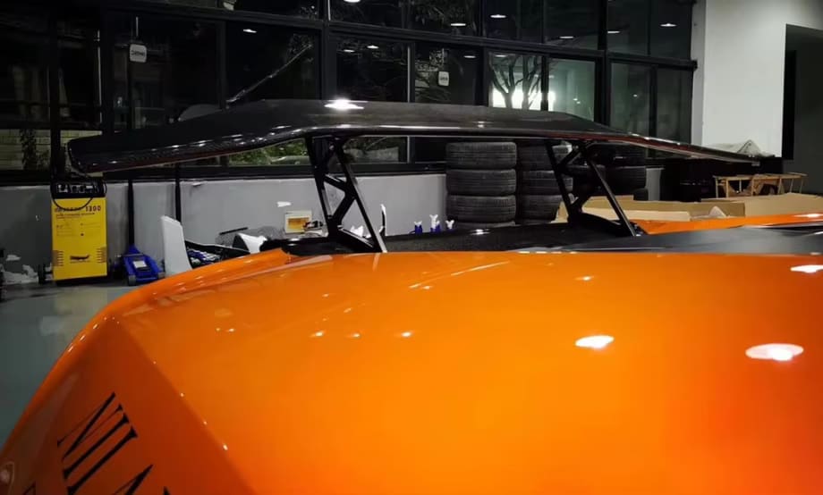Carbon Fiber DMC Style Rear Wing w/ base - Lamborghini Huracan LP580 LP610