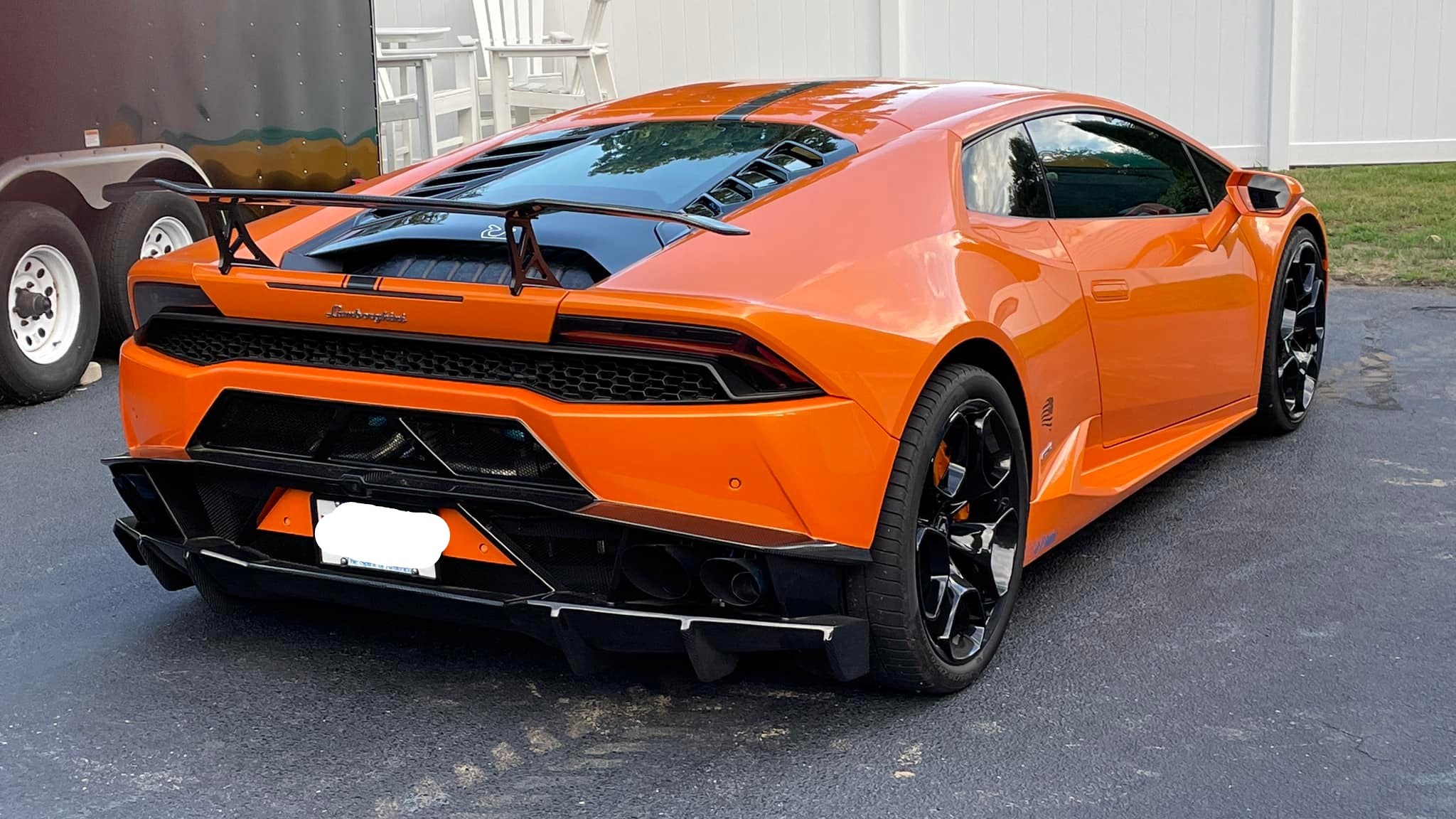 GT Carbon Fiber GT Rear Wing - Lamborghini Huracan