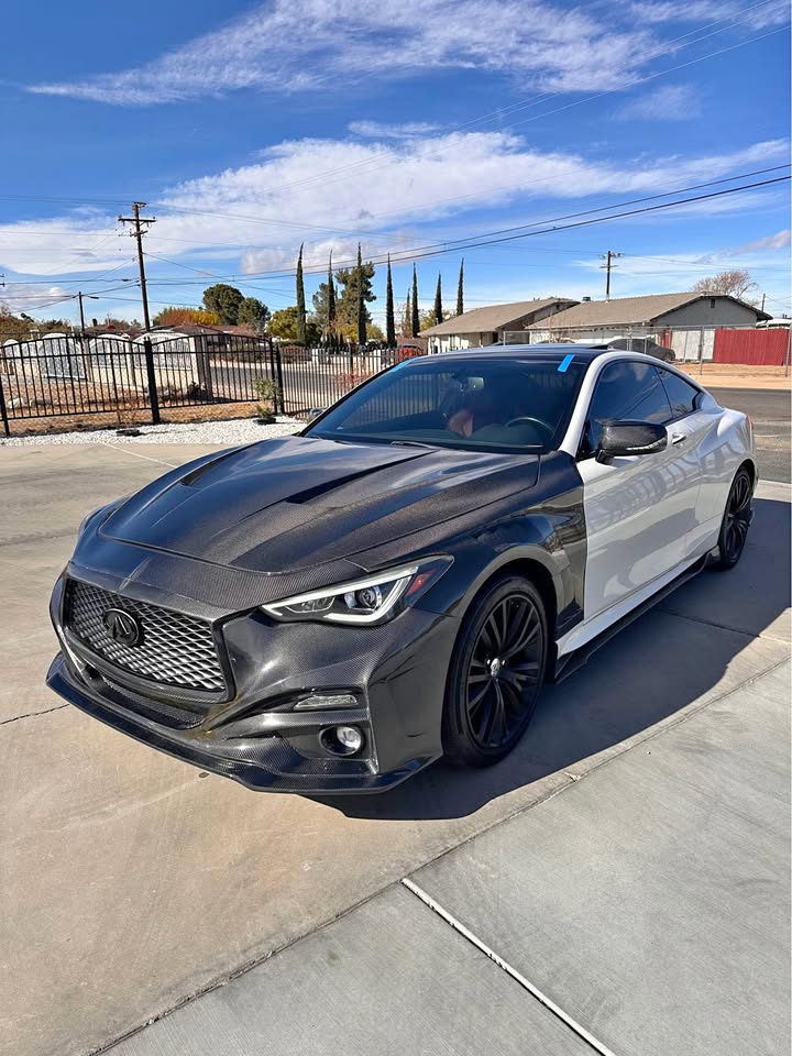Carbon Fiber Fiber Front Bumper - Infiniti Q60
