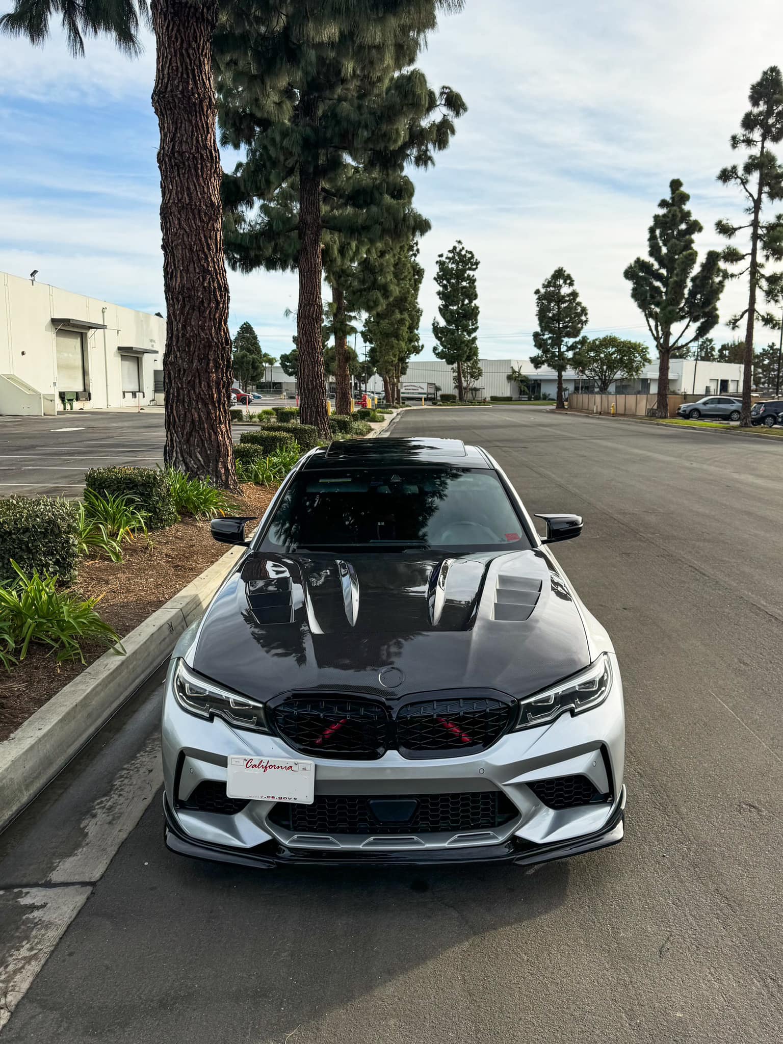 Carbon Fiber Vented Engine Hood Bonnet - BMW G20 3 Series