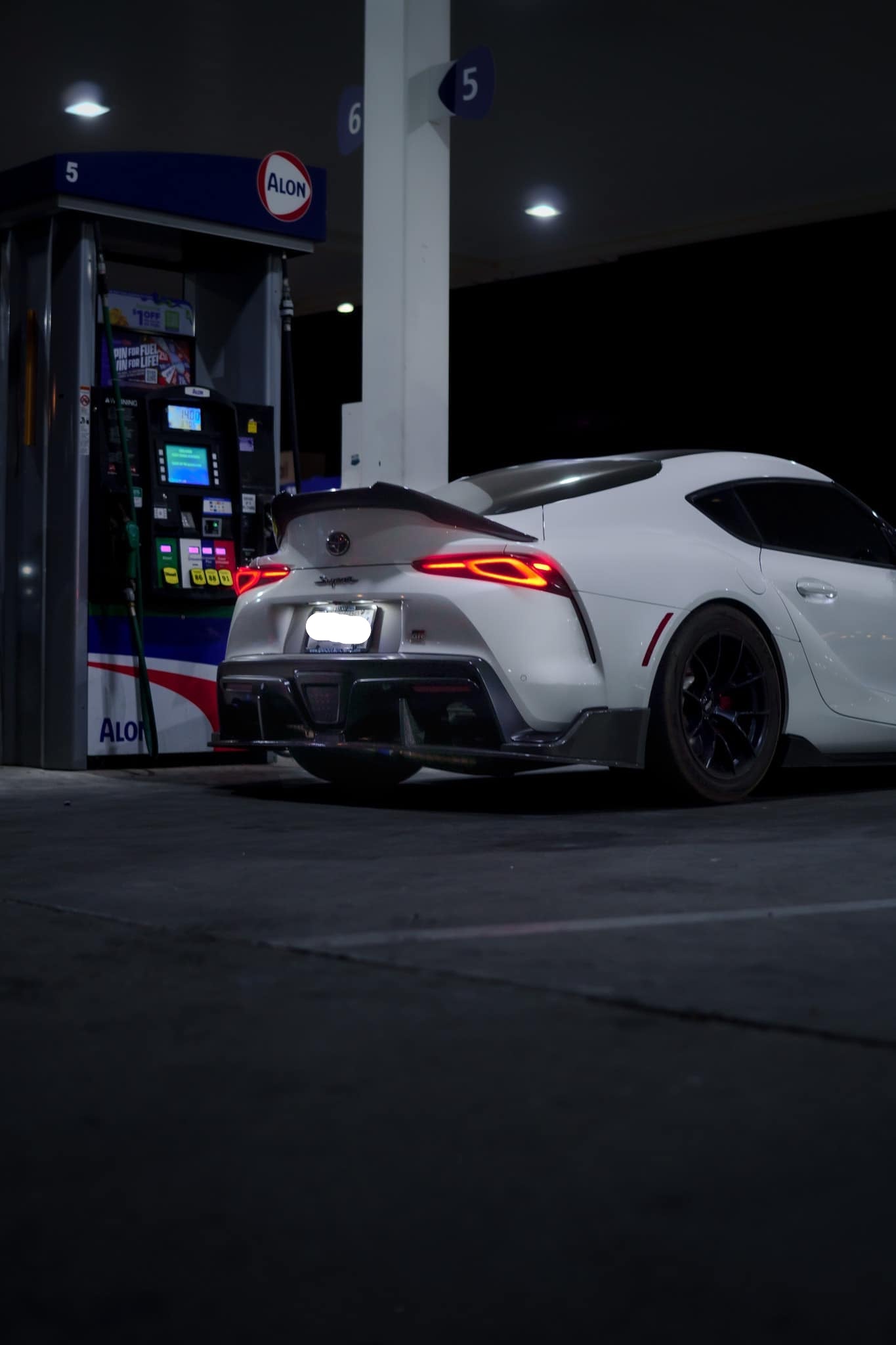 Carbon Fiber Rear Diffuser V2 Extension - Toyota Supra MK5