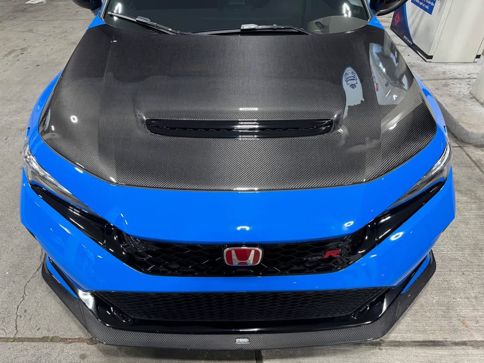 Carbon Fiber OEM Style Front Engine Hood - Honda Civic 11th TYPE R FL5
