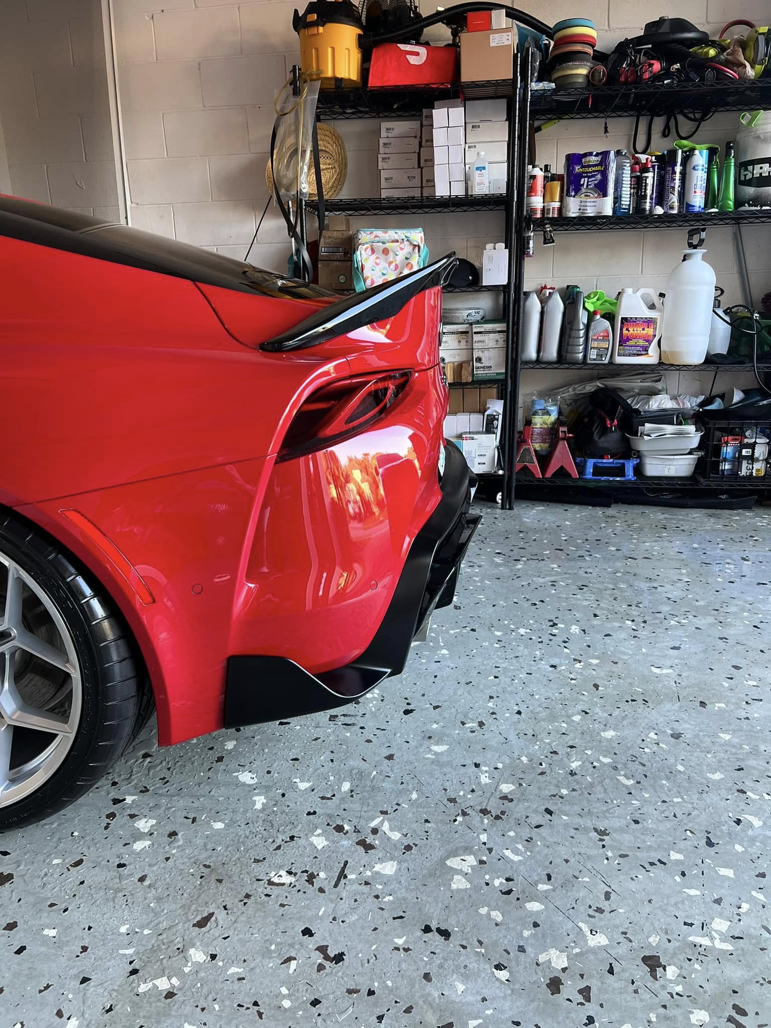 Gloss Black High Kick Rear Trunk Spoiler - Toyota Supra A90 A91 MK5