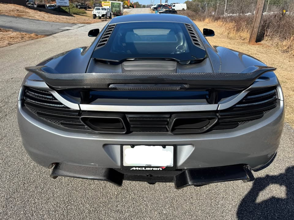 V Style Carbon Fiber Rear Wing - McLaren 650s/MP4-12c