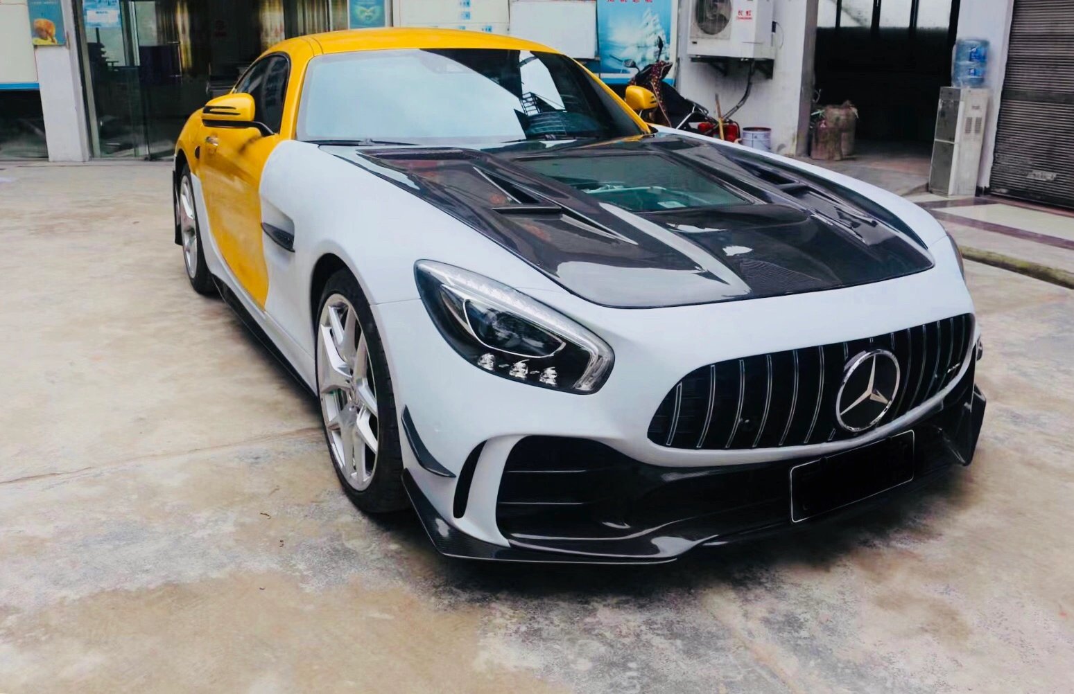Carbon Fiber GTR Style Conversion Kit - Mercedes AMG GT/GTS
