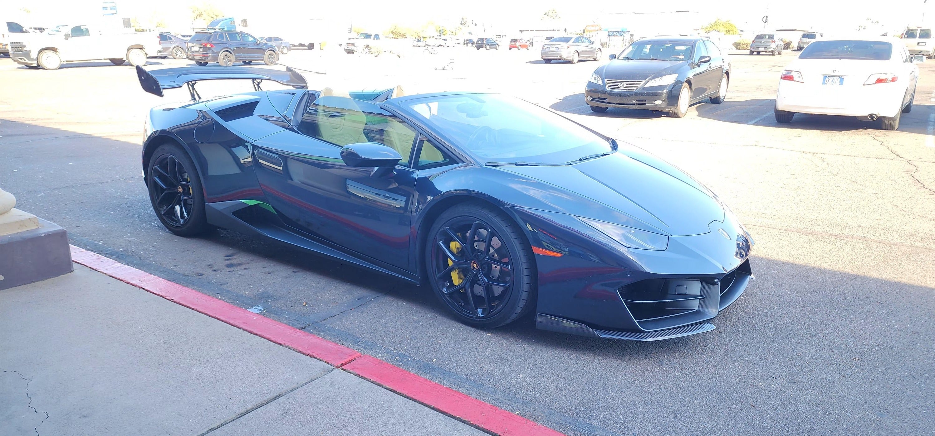 Carbon Fiber Front Splitter Lip - Lamborghini Huracan LP610 2014-2018