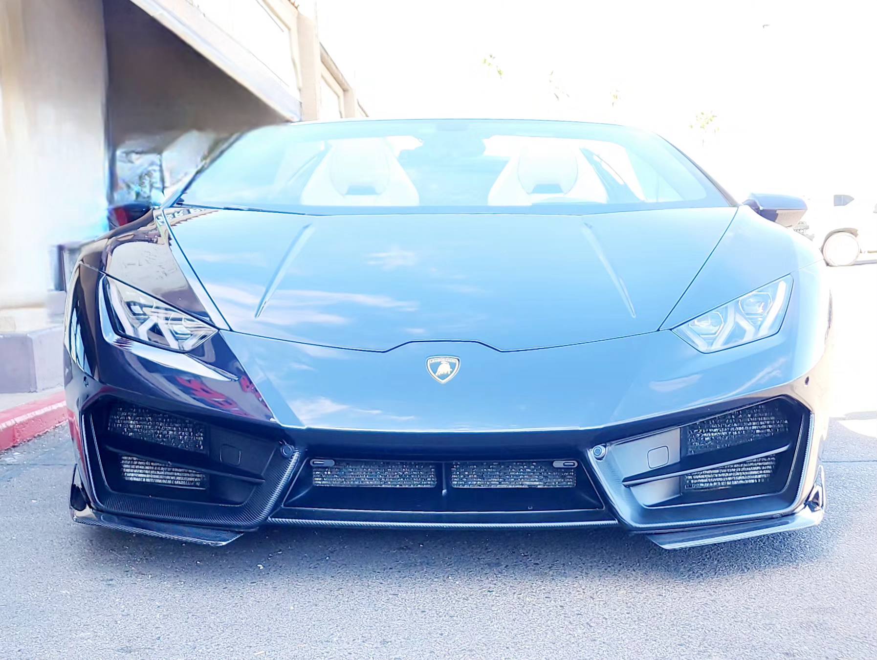 Carbon Fiber Front Splitter Lip - Lamborghini Huracan LP610 2014-2018