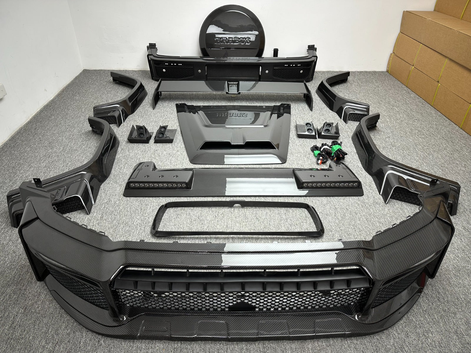 Carbon Fiber Full Brabus Body Kit - Mercedes Benz G Class G63 G500 G580 2025+