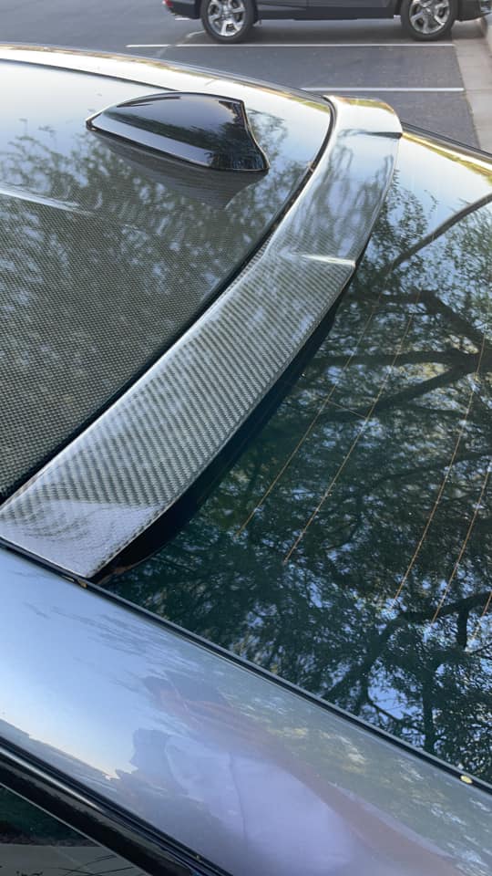 Carbon Fiber Roof Spoiler V2 - 2014-2019 BMW F80 M3 / F30 3 Series