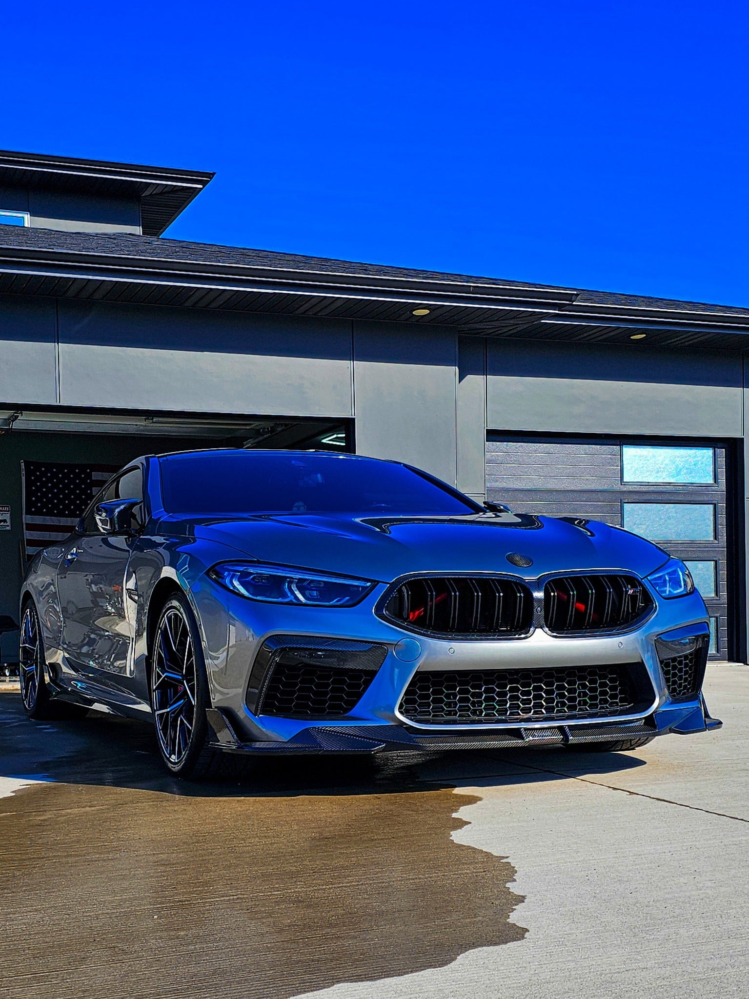 SOOQOO Carbon Fiber Front Lip - BMW M8 F91 F92 F93