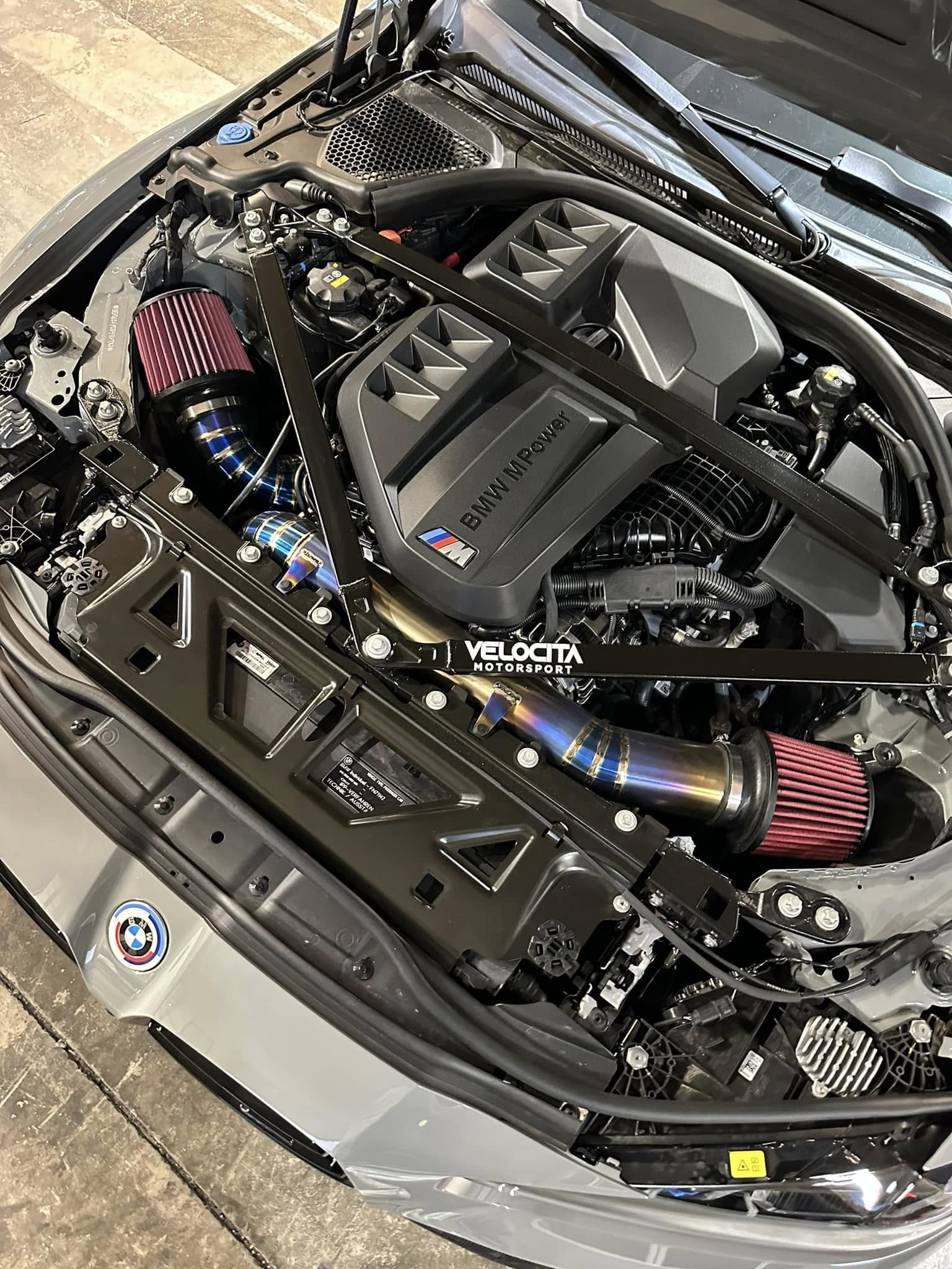 TITANIUM Cold Air Intake for BMW G80 G82 M3 M4 / G87 M2 Competition S58 Engine