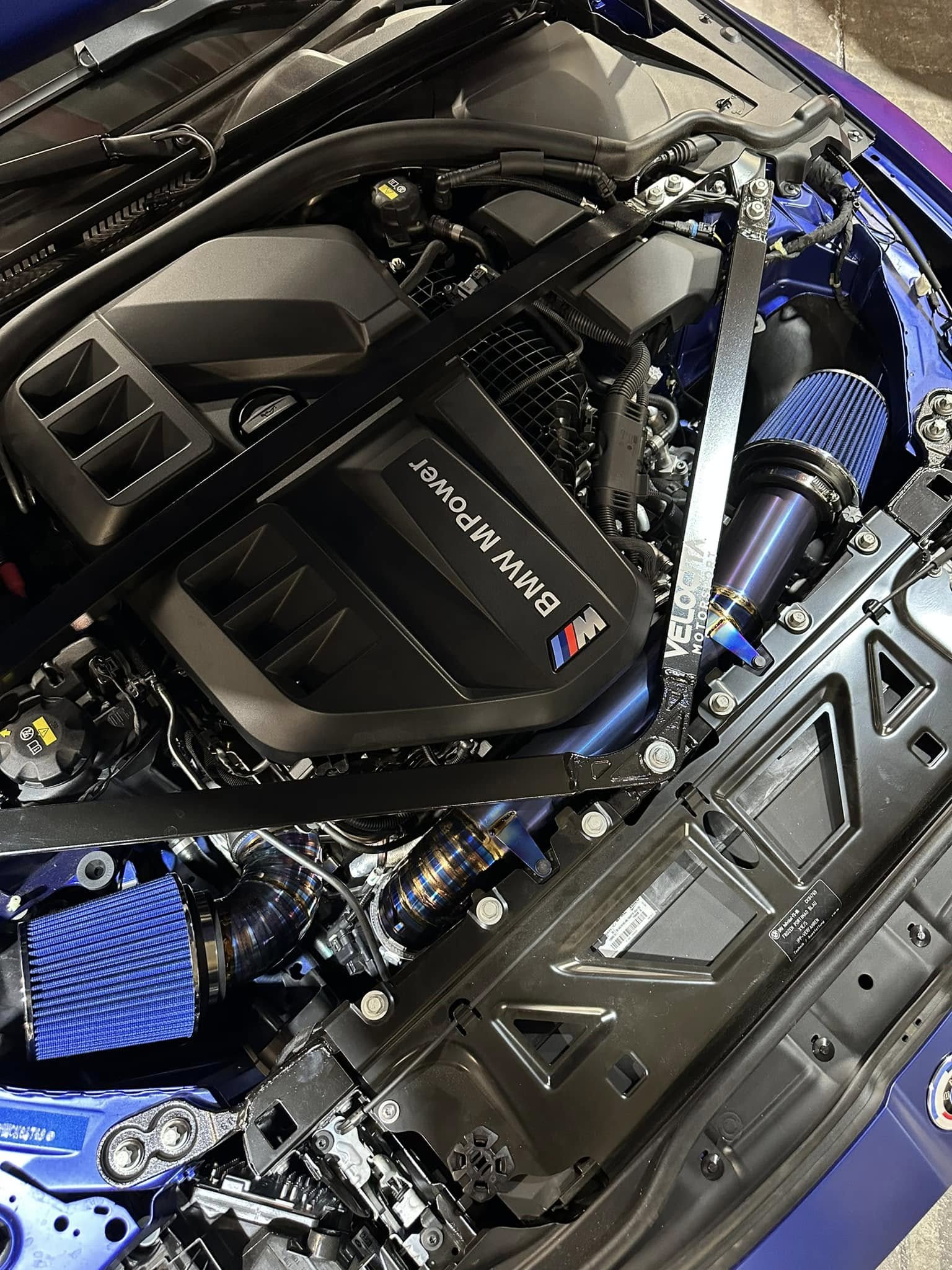 TITANIUM Cold Air Intake for BMW G80 G82 M3 M4 / G87 M2 Competition S58 Engine