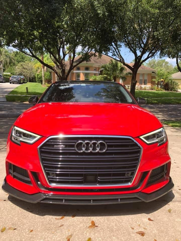 Carbon Fiber Front Lip for Audi S3/A3 8V