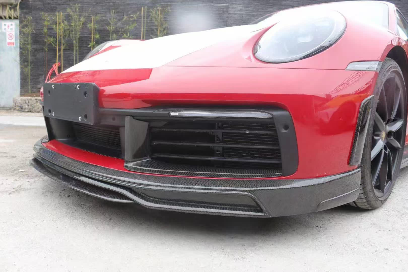 Carbon Fiber Techart Style Aerodynamic Body Kit - Porsche 992 Carrera