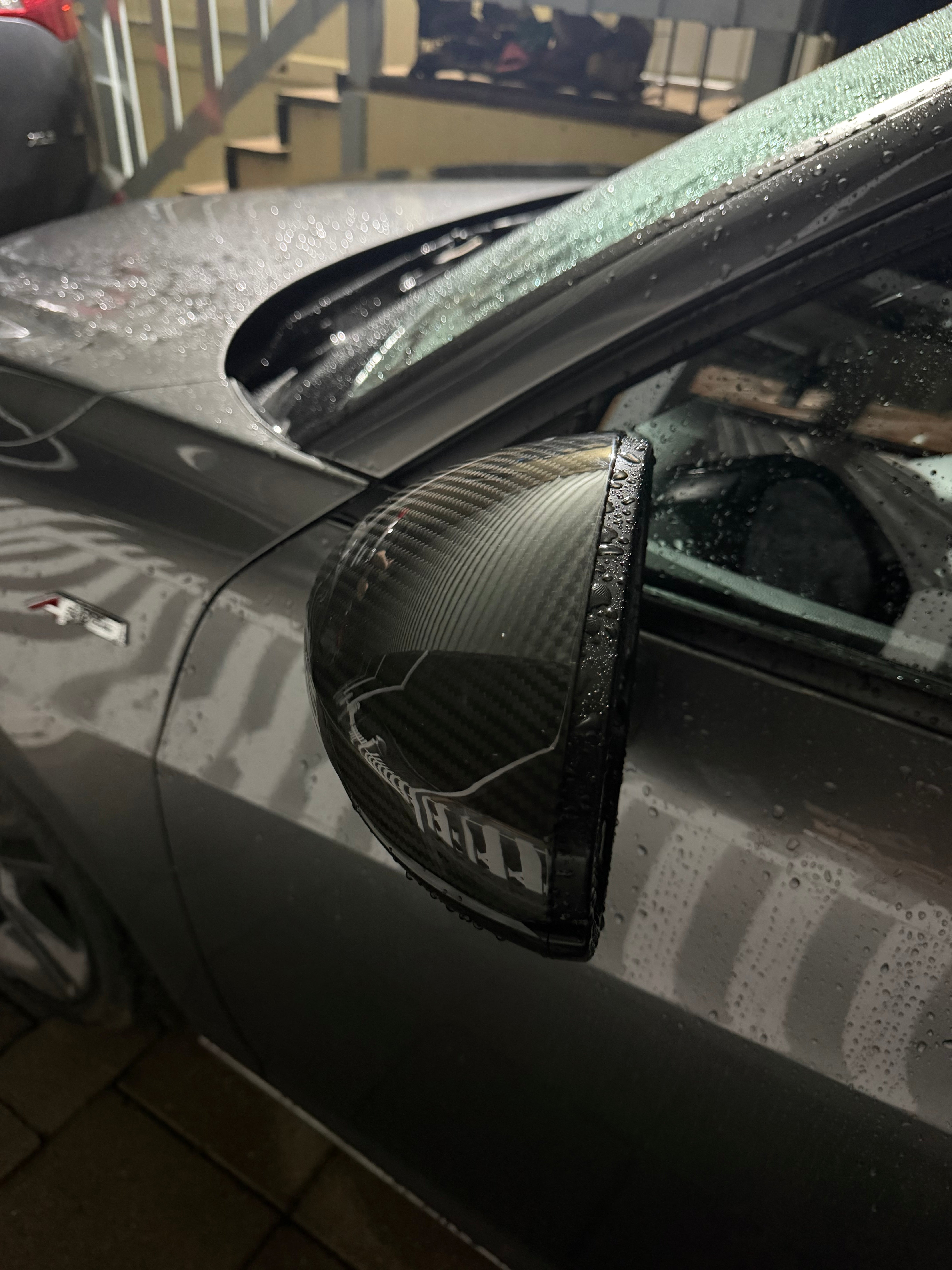 Carbon Fiber Side mirror Cap Cover - Acura Integra A-Spec Type S DE4 DE5 2022-2026