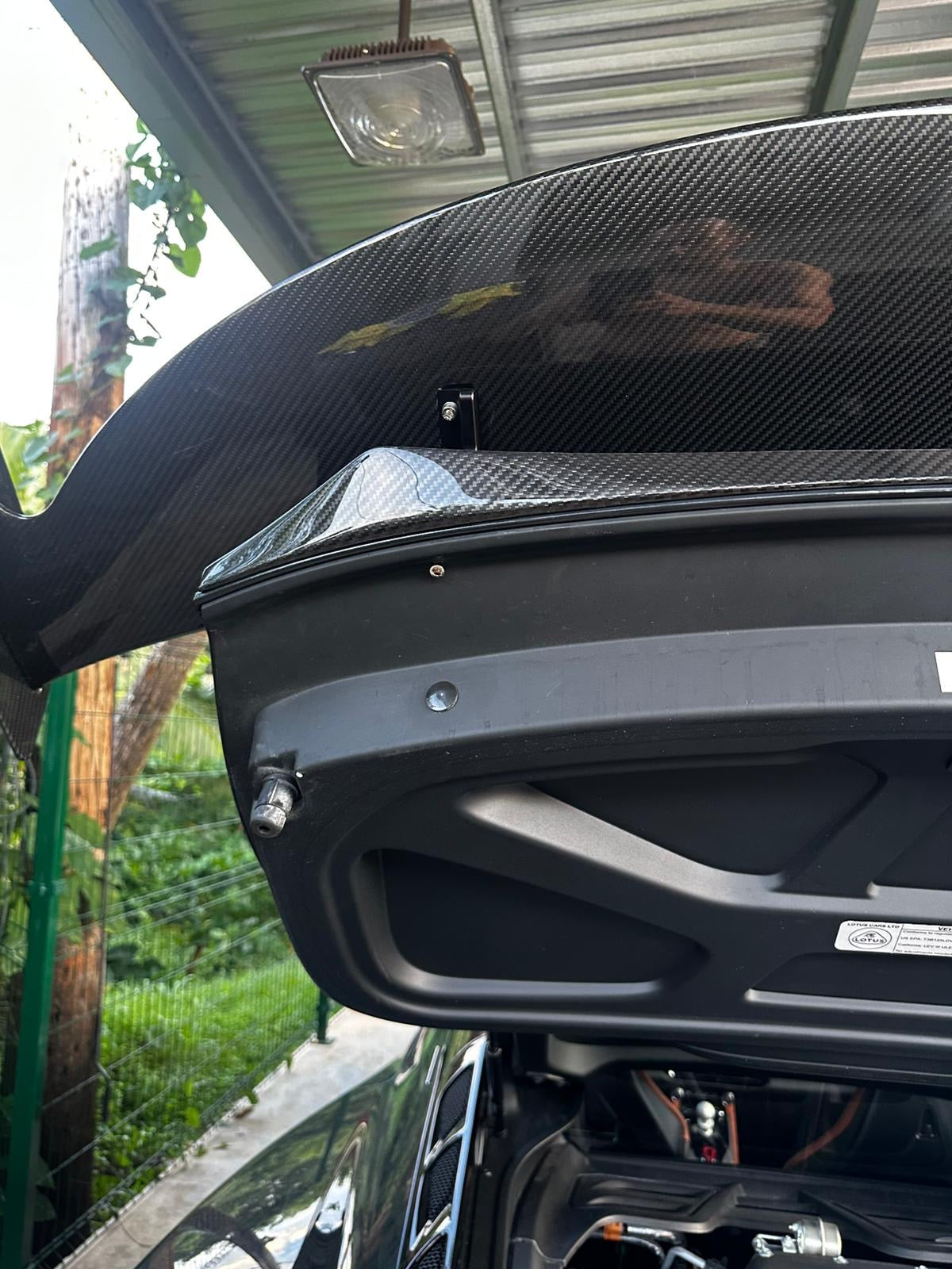 Dry Carbon Fiber MT Style Rear Spoiler Wing - Lotus Emira 2022-2024