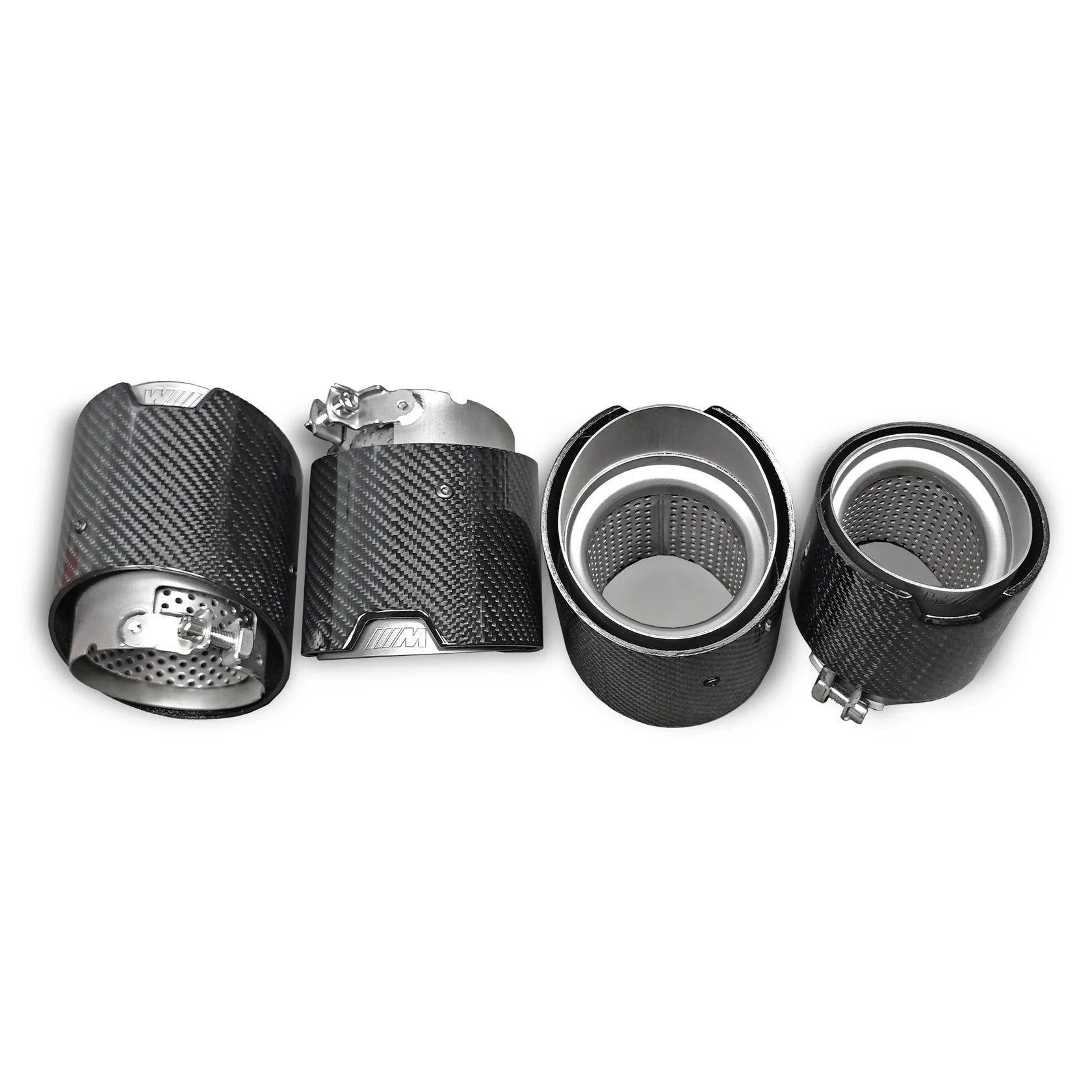 Pre-Preg Carbon Fiber Exhaust Tips Set - BMW G80 & G81 M3 /G82 & G83 M3 /G87 M2