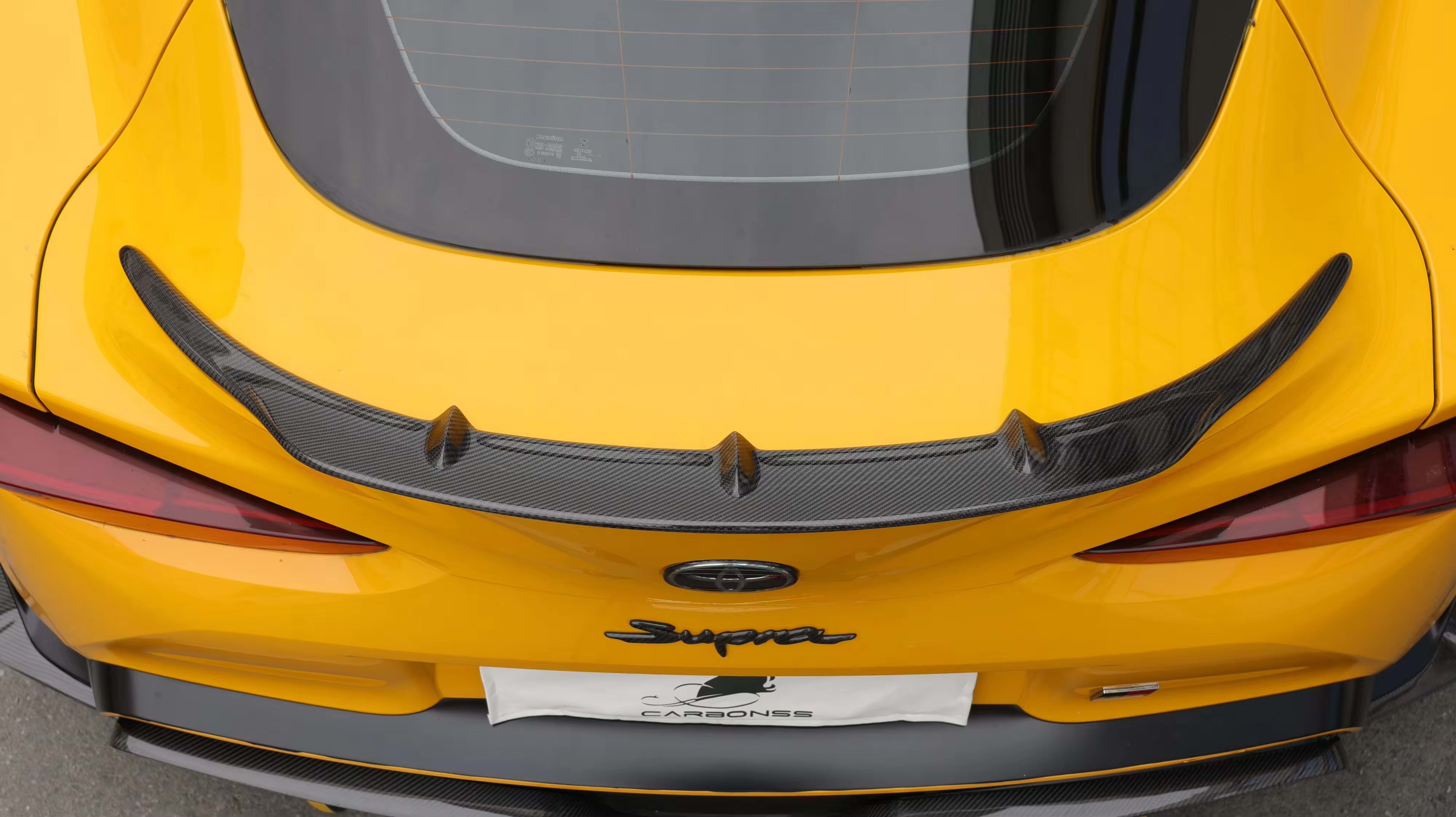 Carbon Fiber TCI Rear Trunk Spoiler -Toyota GR Supra A90 MK5