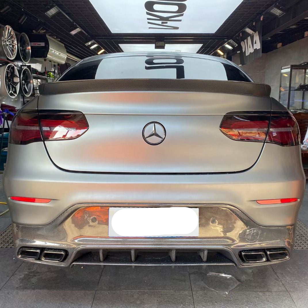 Carbon Fiber Front Lip & Rear Diffuser - MERCEDES BENZ GLC63s GLC43AMG GLC SUV X253