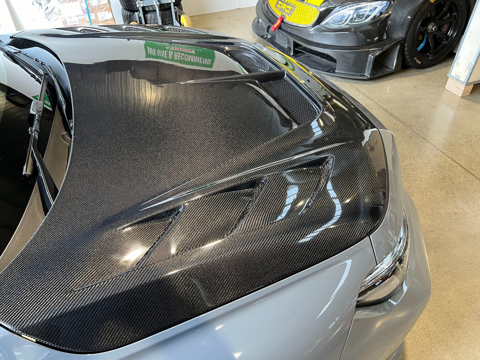 VS Style Carbon Fiber Vented Hood Bonnet - Honda Civic Type R FL5