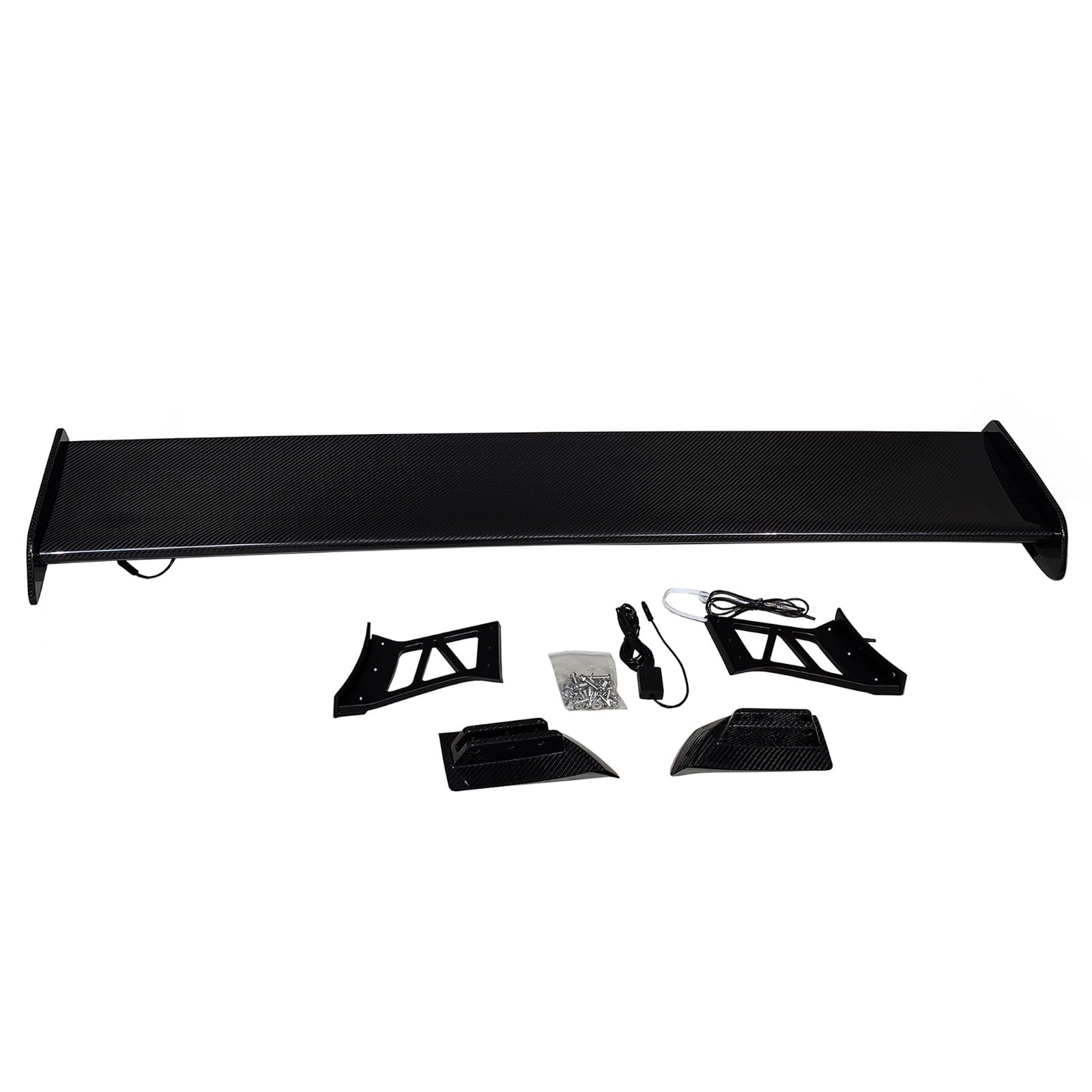 Prepreg Carbon Fiber Wing w/ LED - BMW G80 M3 / G82 M4 / G87 M2