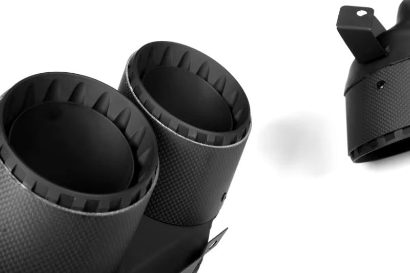 Carbon Fiber Exhaust Muffler Tips V4 - BMW X5 X6 X7 G05 G06 G07 2019-2024