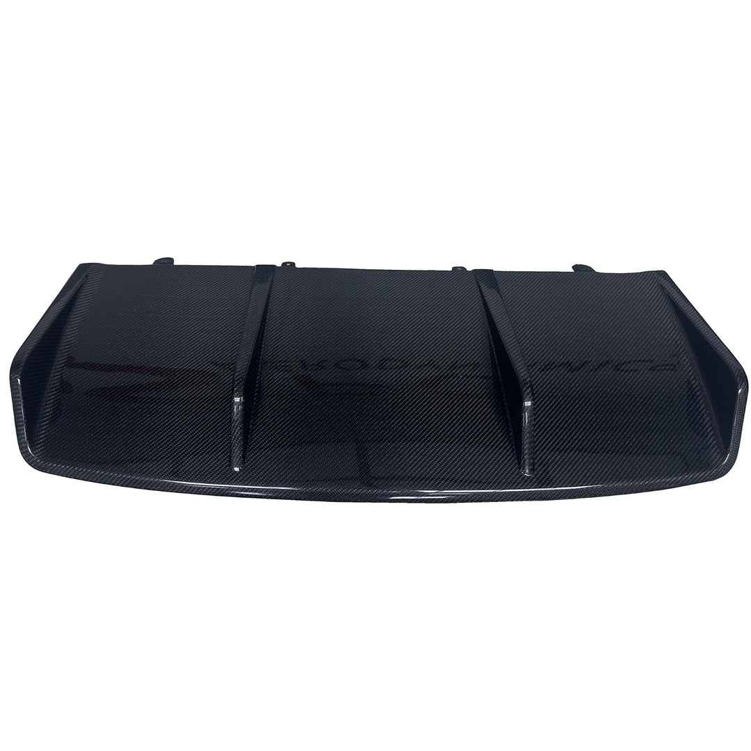 Carbon Fiber RZ Style Rear Diffuser - Porsche Taycan J1