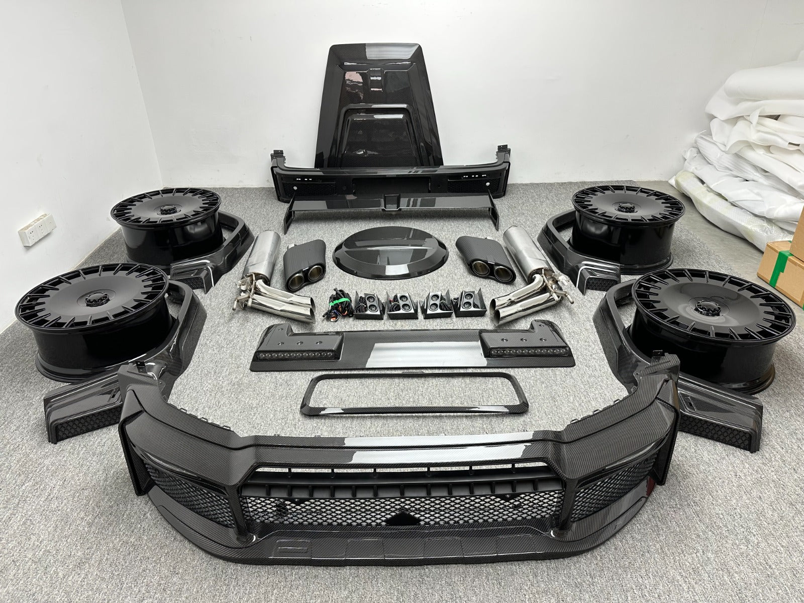 Carbon Fiber Full Brabus Body Kit - Mercedes Benz G Class G63 G500 G580 2025+
