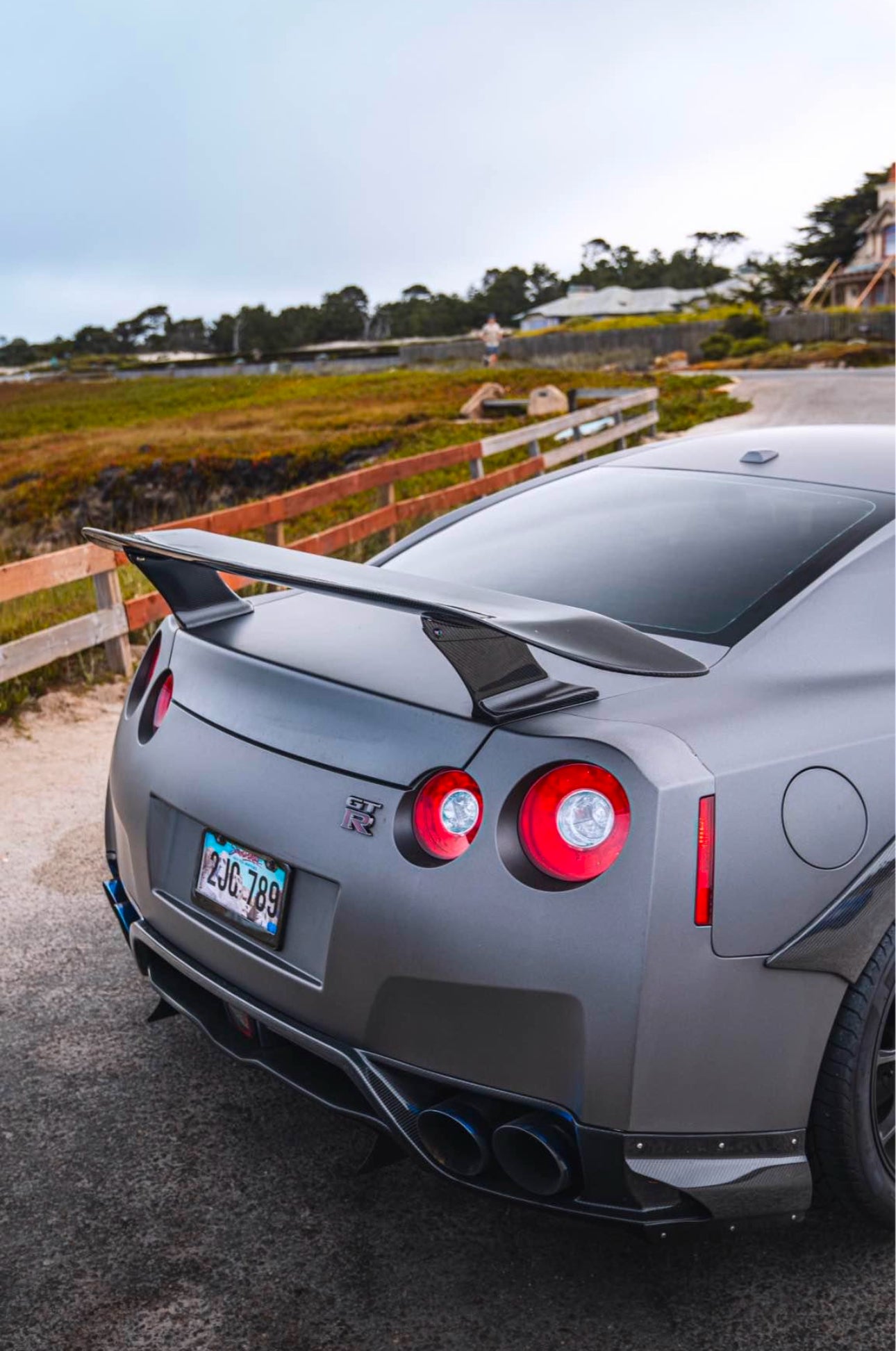Carbon Fiber Rear Trunk Spoiler Wing - 08-16 Nissan GTR R35