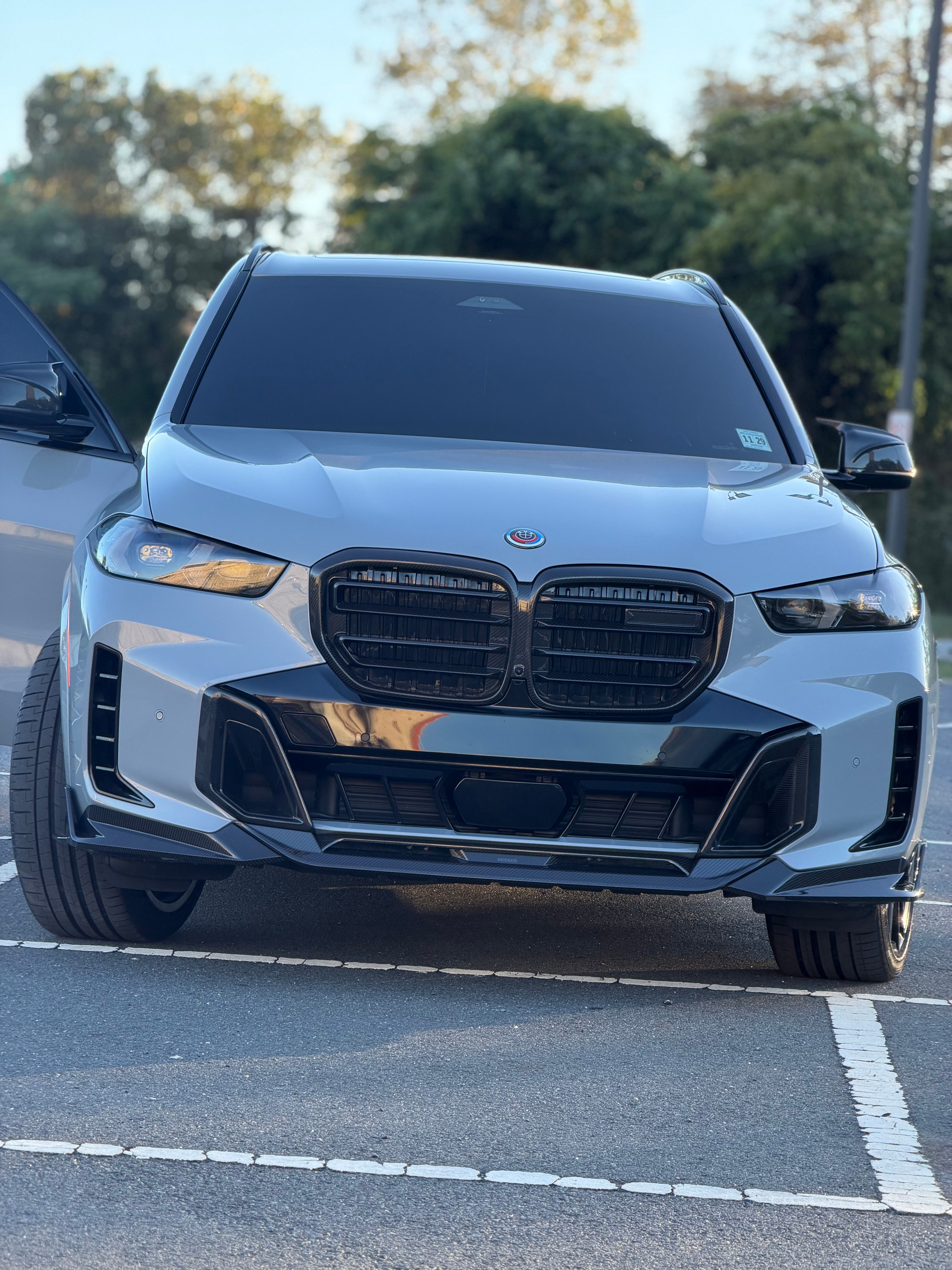 Carbon Fiber SQ Front Lip - BMW X5 G05 LCI M Sport