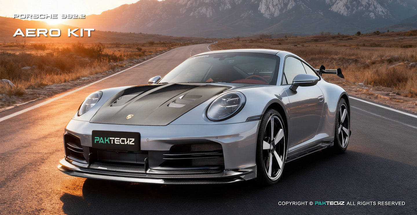 Full Dry Paktechz Carbon Fiber Aero Body Kit - Porsche 911 992.2
