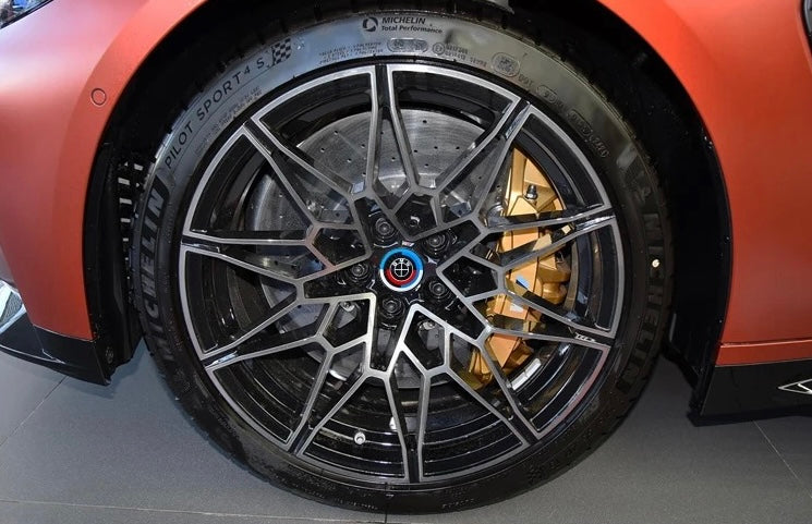 BMW 50th Anniversary Carbon Fiber Wheel Caps