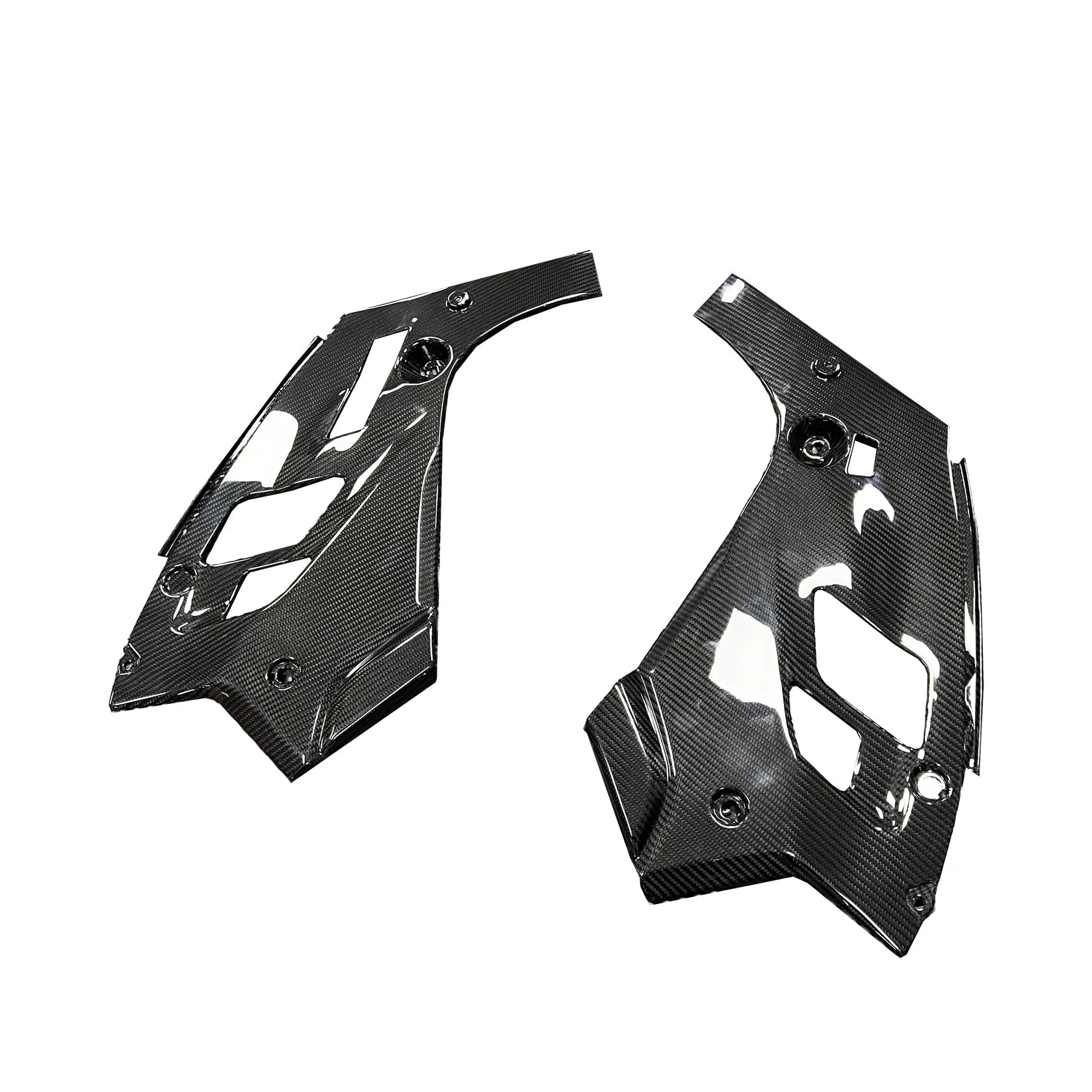 Carbon Fiber Engine Bay HeadLight Lamp Corner Covers - BMW F90 M5