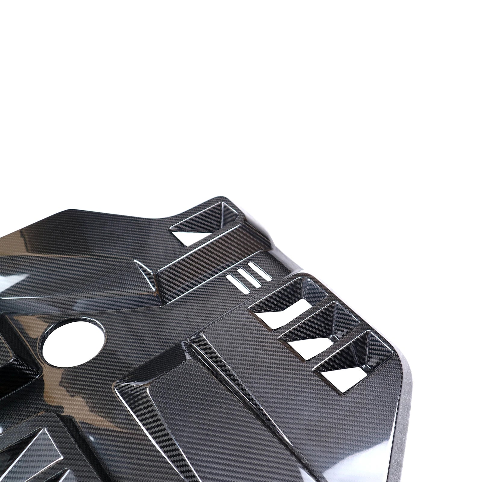 Carbon Fiber Engine Cover Big Size Replacement - BMW G87 M2 M3 G80 G81 M4 G82 G83