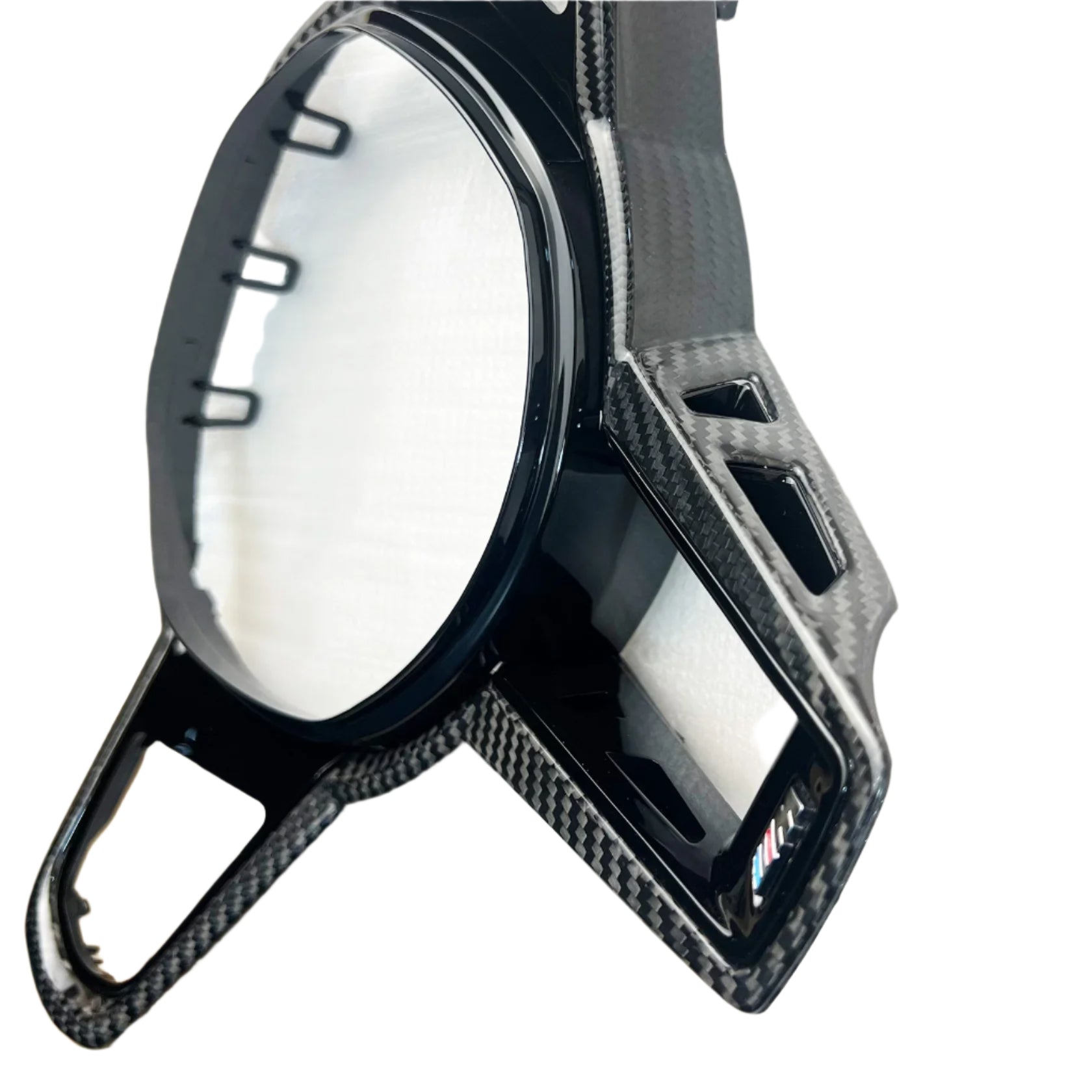 Carbon Fiber Steering Wheel Trim CS Style - BMW G Chassis