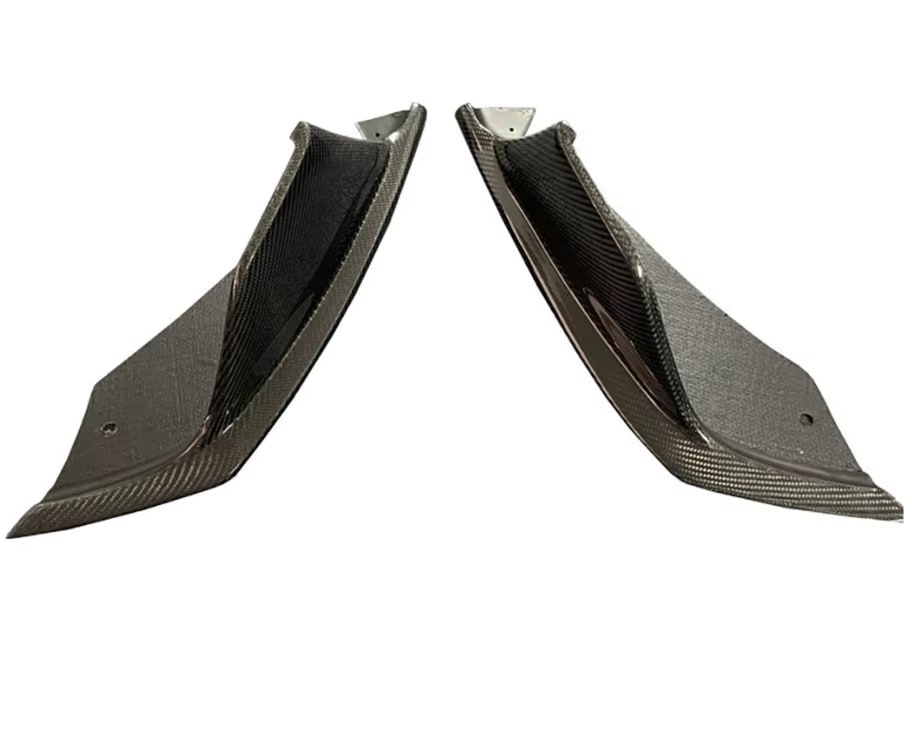 Carbon V Style Rear Canard Extension - toyota Supra MK5