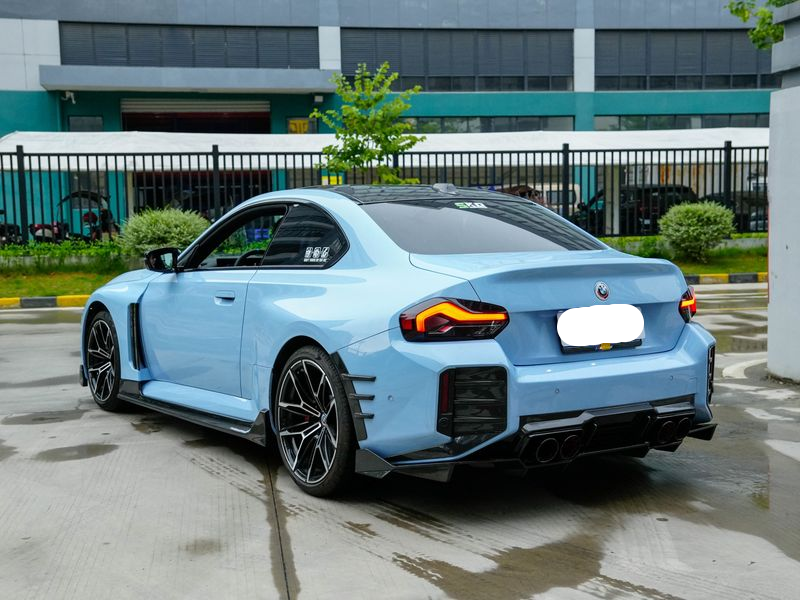 V Style Carbon Fiber Rear Diffuser w/ undertray diffuser - BMW G87