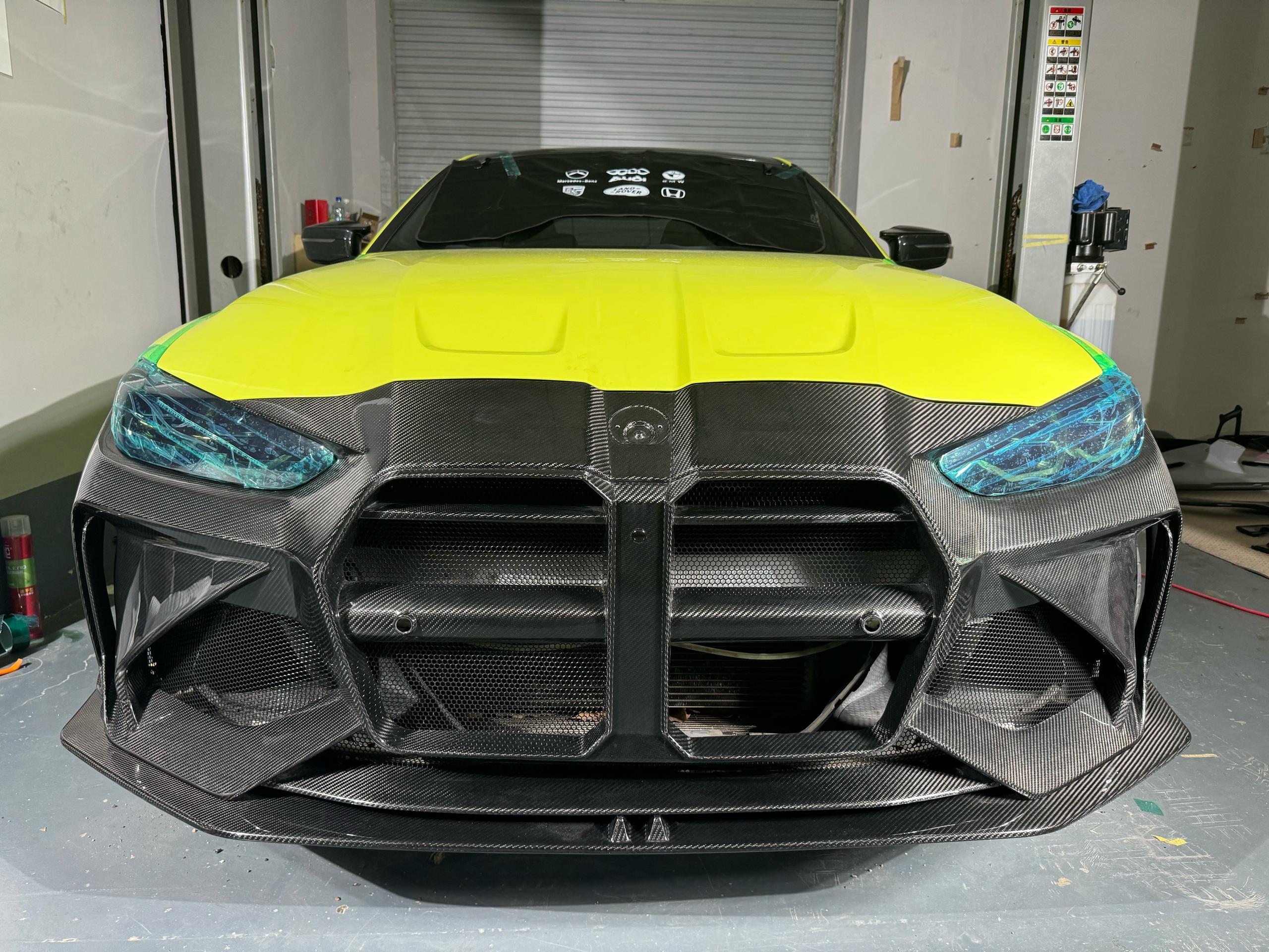 Carbon Fiber AD Style Front Bumper W/ Front Lip - BMW G80 M3/G82/G83 M4