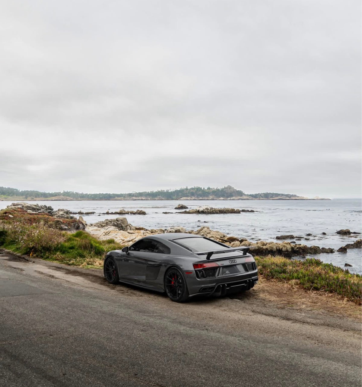 V Style Carbon Fiber Wing - Audi R8 V10 (Gen 2)