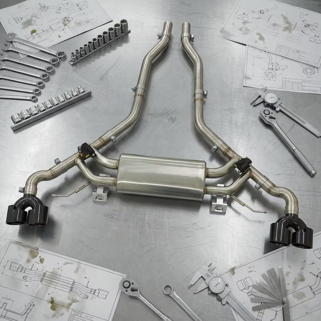 Full Performance Valved Exhaust System - bmw X5 G05 X6 G06 B58 3.0T