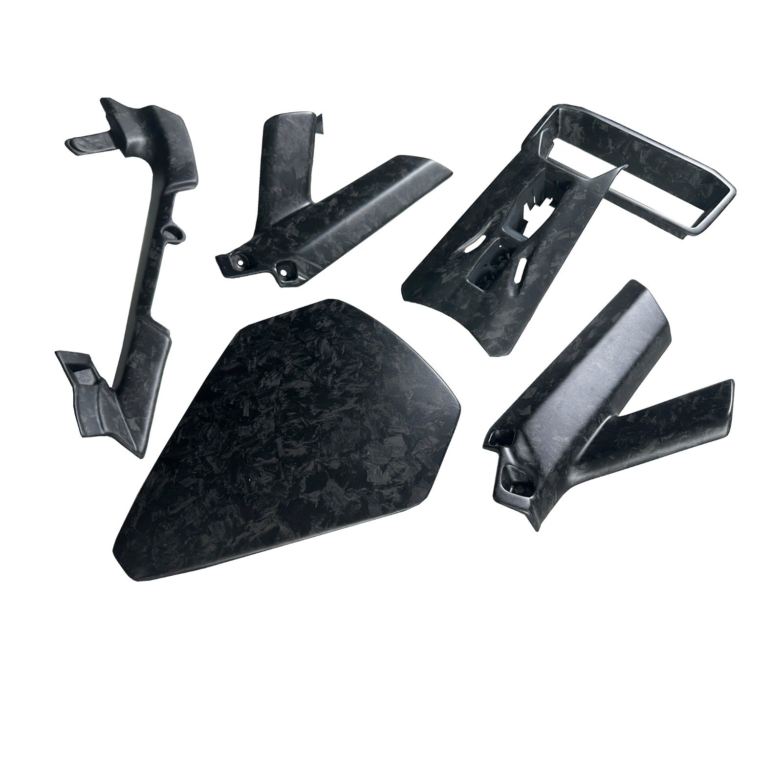 Dry Carbon Fiber Full complete Interior Trim Set V3 (16pc) - Lamborghini Huracan